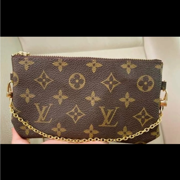 contagious couture Handbags - Up cycled Double Sided Louis Crossbody